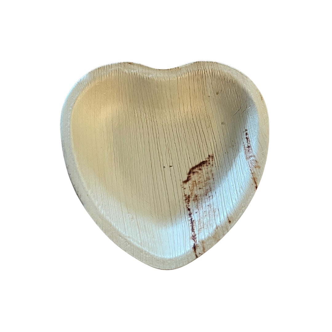 areca palm palm heart Set of 5 Heart Palm Bowls Eco-Friendly Serving Set – Binky Factory