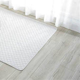 Tapis antidérapant lavable pour animaux de compagnie (blanc et noir)