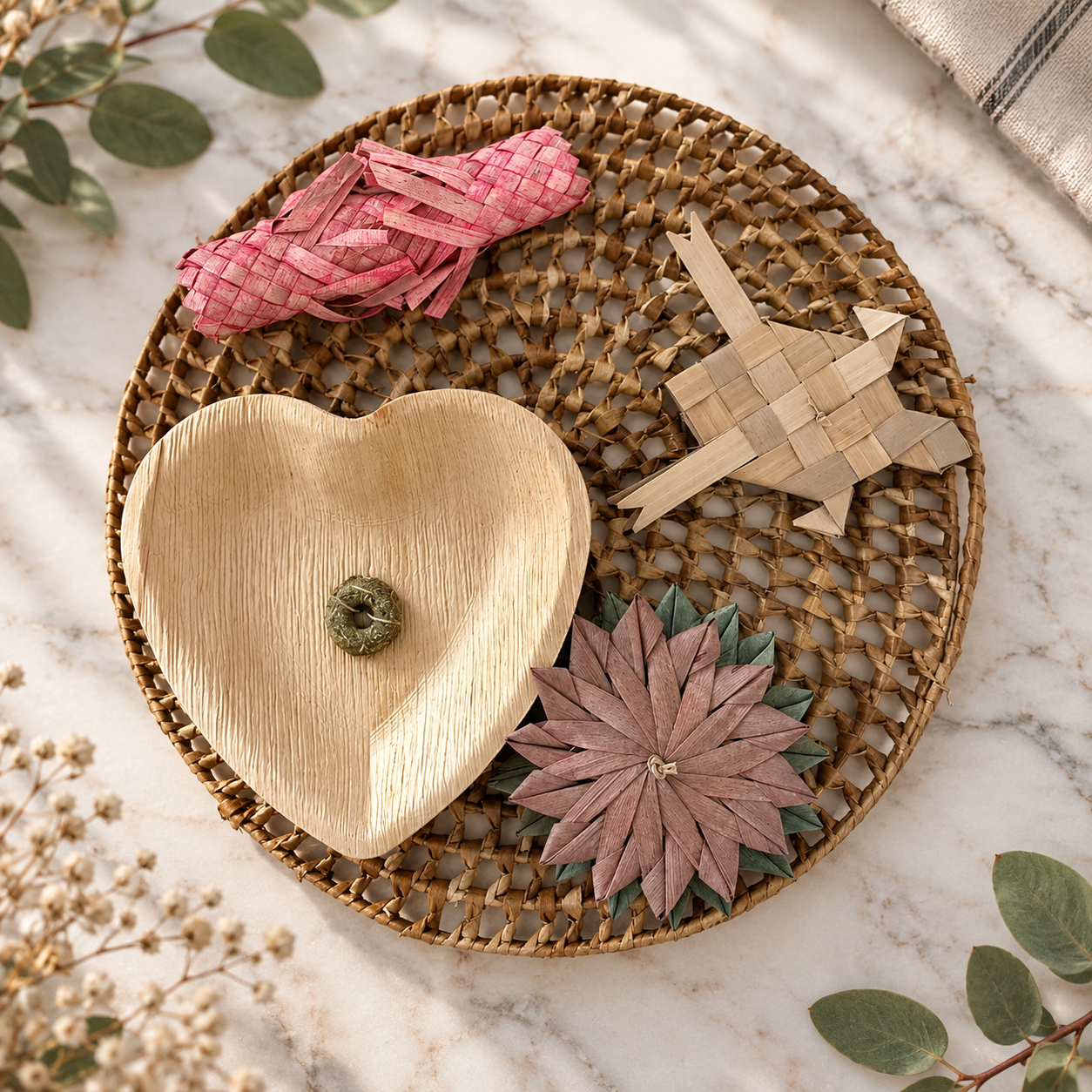 Busy Mat: Holey Palm