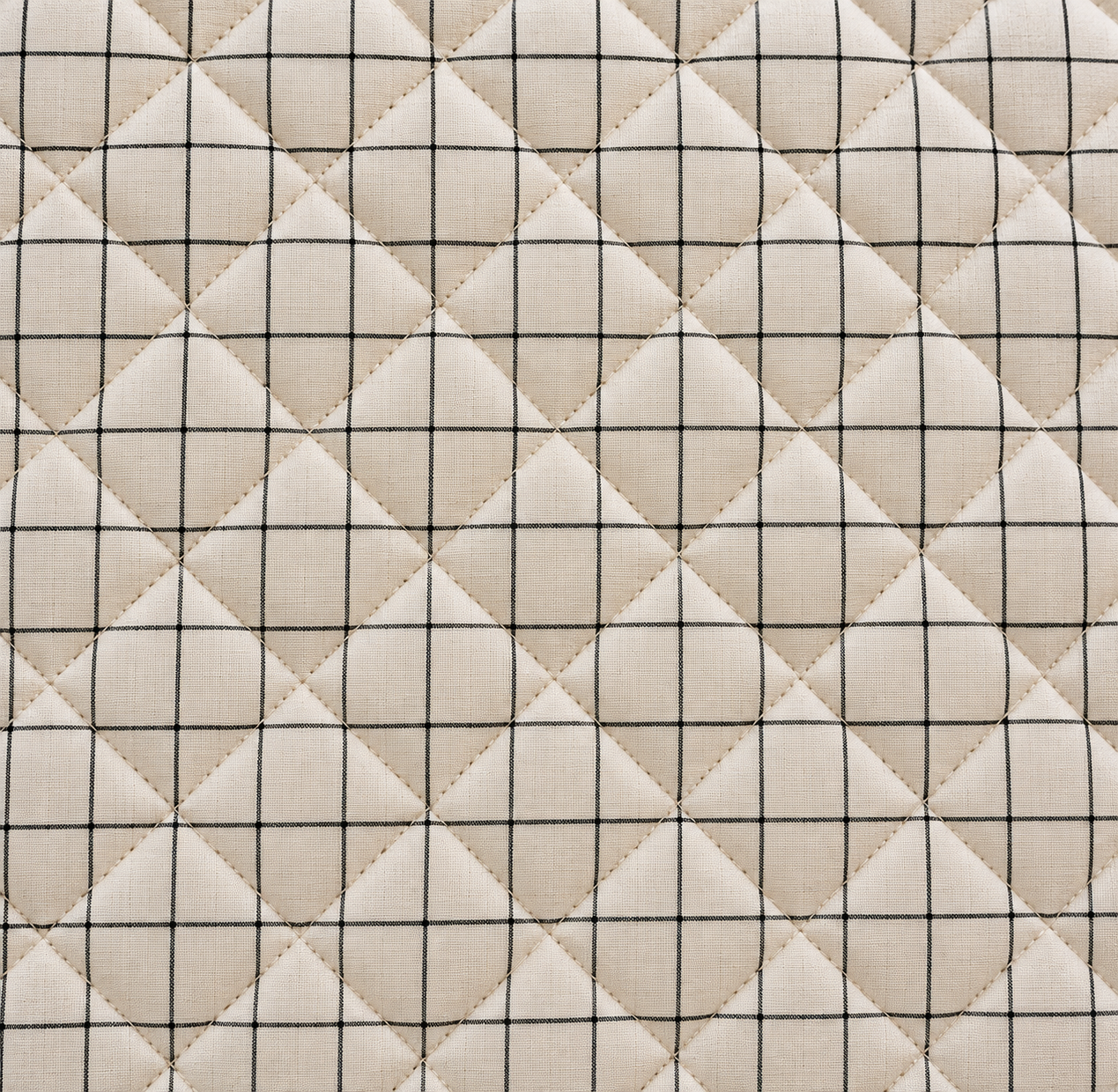 Washable Non-Slip Pet Mat (White & Black)