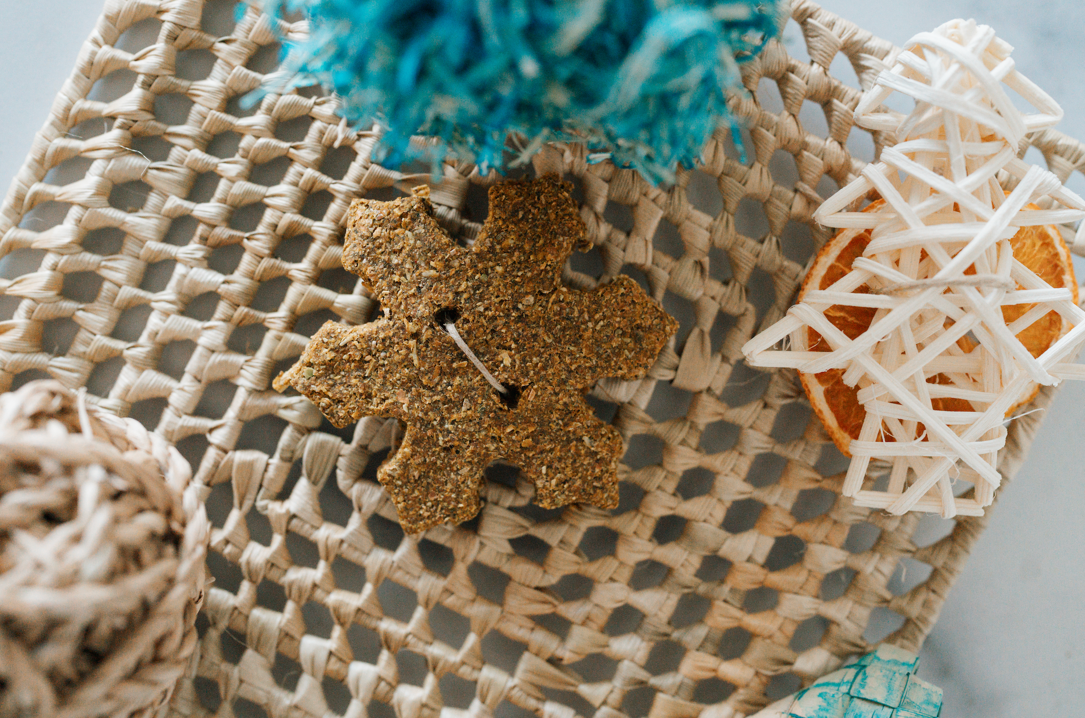 Snowflake Snack Mat